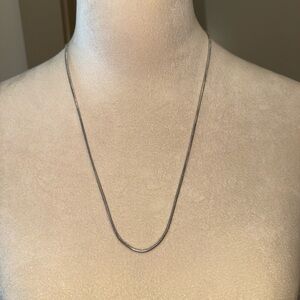 💎  New Titanium 24” Tube  Chain Neclace Non Tarnishing